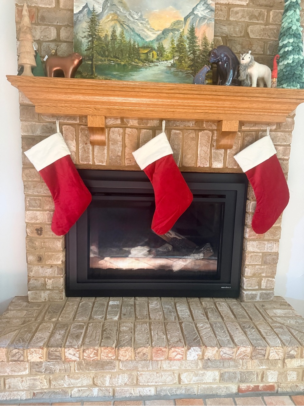 Set of 3 Pottery Barn Red Velvet Christmas Stocking Ivory Cuff Holiday Decor